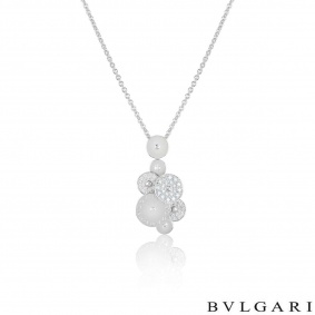 Bvlgari White Gold Diamond Cicladi Pendant